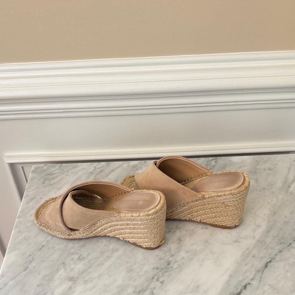 Women's Banana Republic Tan Wedge Sandals - Picture 9 of 9